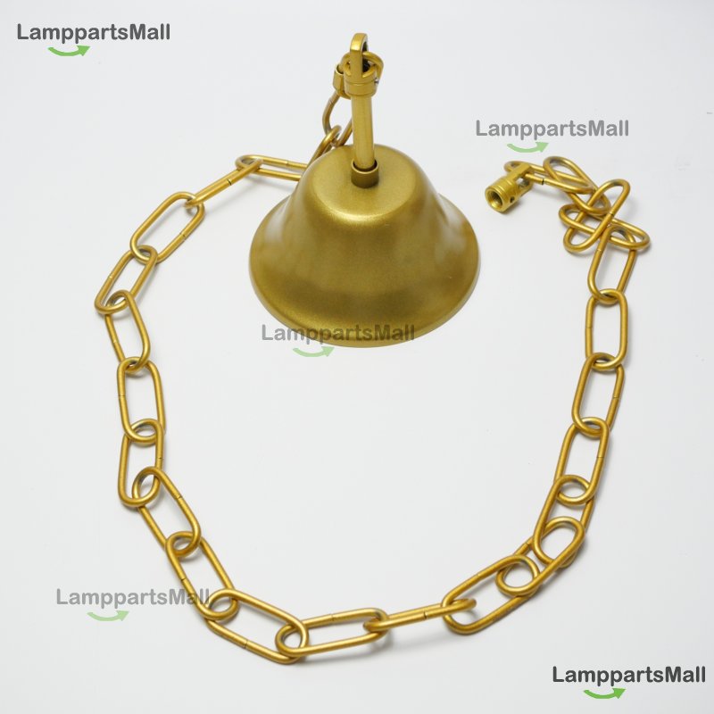 Big bell with one meter iron chain crystal lamp pendant chain ceiling tray set candle lamps lighting accessories ceiling hook