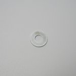 12*15mm hole small round pad, color silver