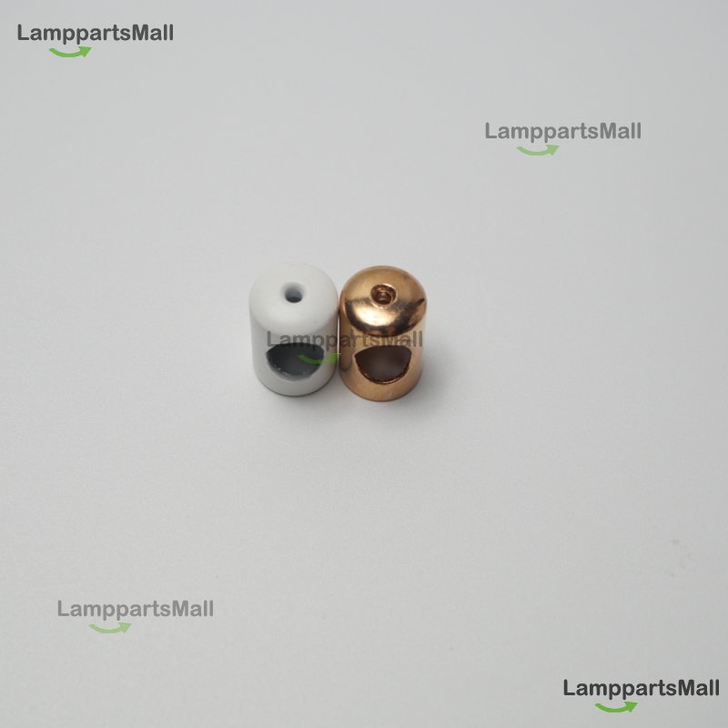 Black and white chrome-plated French gold swimming gold copper natural color lock line buckle bushing nozzle 12*18