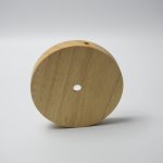 Wooden base is suitable for table lamps, lamps, etc., natural wood color 100x20