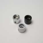 Black and white chrome lock line buckle bushing nozzle