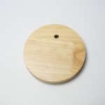 Wooden suction cup holder is suitable for chandelier hangers, lamps, etc., wood color, surface hanging 150x20