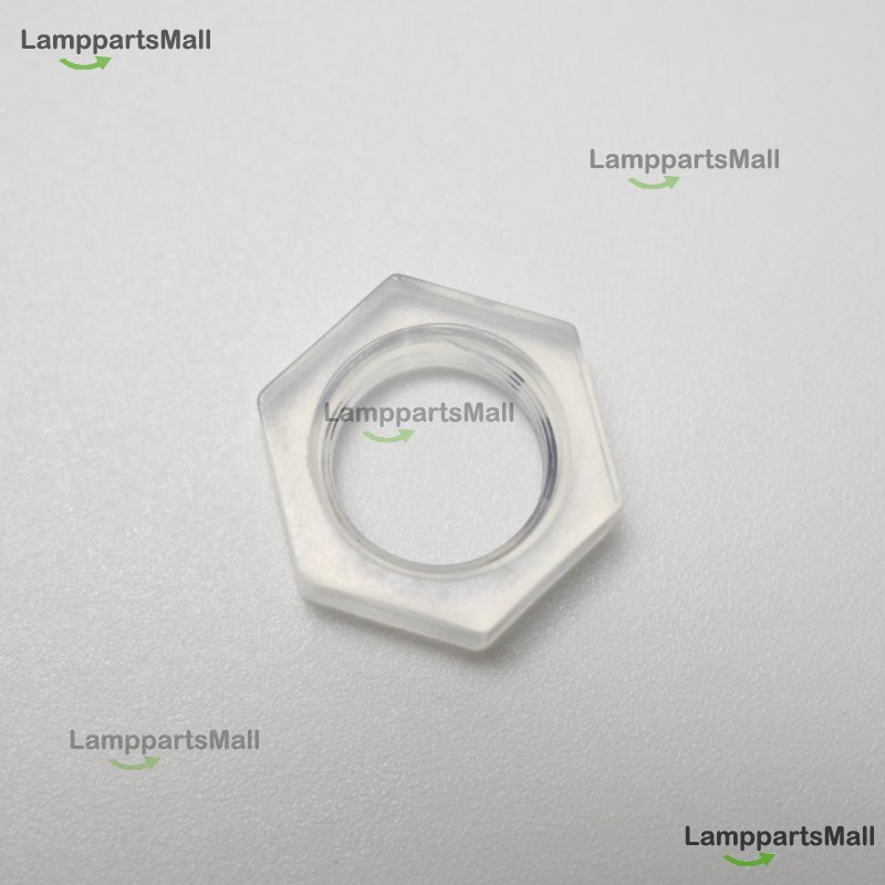 M10 transparent plastic nut