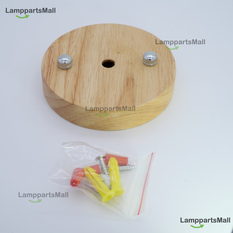 The wooden suction cup holder is suitable for chandelier hangers, lamps, etc., wood color, surface hanging 120x20