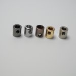 Pearl black red ancient French gold chrome-plated nickel-plated lock line buckle bushing nozzle 14*16