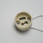 G10 ceramic lamp holder silicone wire