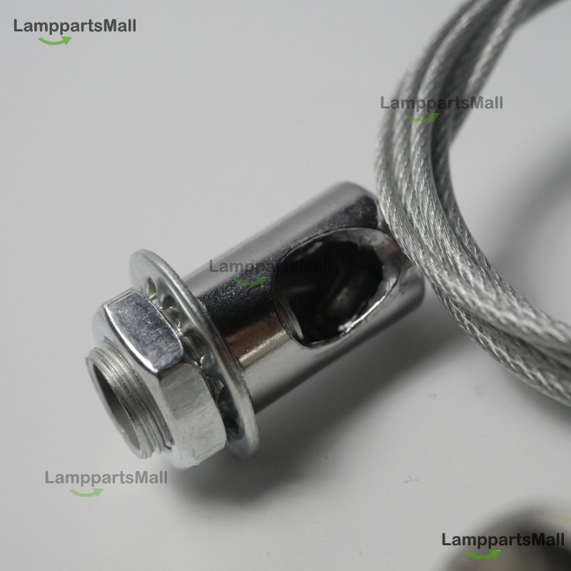 Single pull wire rope buckle tension head silver