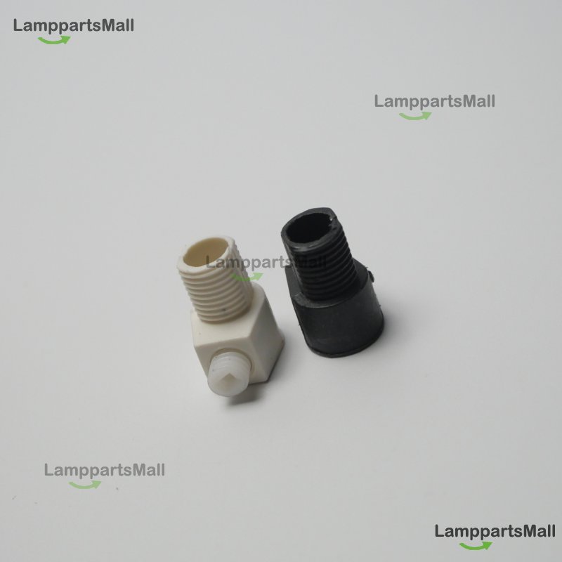 Black and white transparent lock thread buckle bushing nozzle 18.5*14 M10 lateral hole lock thread