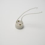 G10 ceramic lamp holder braided wire