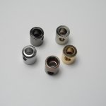 Pearl black red ancient French gold chrome-plated nickel-plated lock line buckle bushing nozzle 14*16