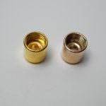 Black and white gold ancient chrome-plated French gold and copper natural color lock line buckle bushing nozzle 12*13