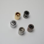 Pearl black red ancient French gold chrome-plated nickel-plated lock line buckle bushing nozzle 14*16