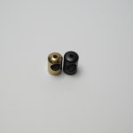 Black and white chrome-plated French gold swimming gold copper natural color lock line buckle bushing nozzle 12*18