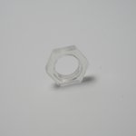 M10 transparent plastic nut