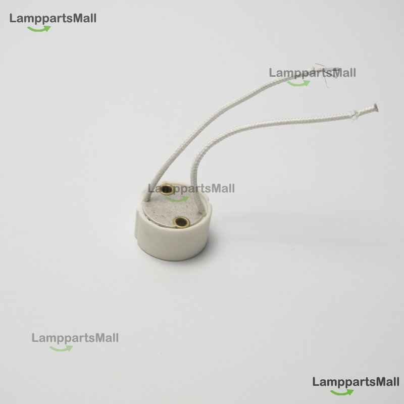 G10 ceramic lamp holder braided wire