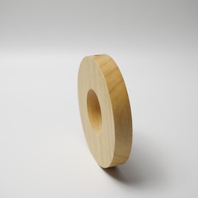 Wooden base is suitable for table lamps, lamps, etc., natural wood color 100x20
