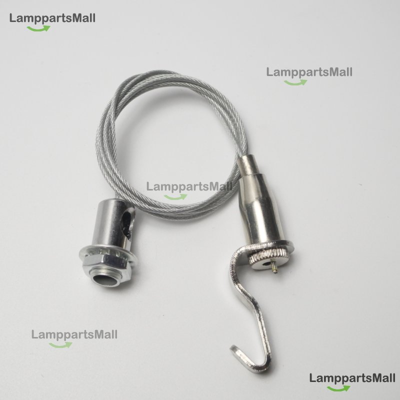 Single pull wire rope buckle tension head silver