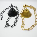 Big bell with one meter iron chain crystal lamp pendant chain ceiling tray set candle lamps lighting accessories ceiling hook