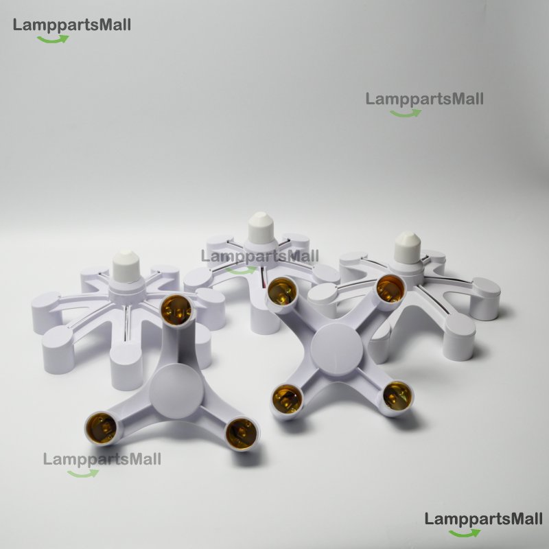 E27 lamp holder conversion head 3 heads, 4 heads 5 heads 6 heads 7 heads