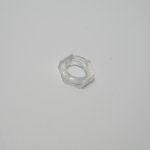 M10 transparent plastic nut