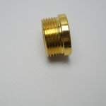 Black and white chrome-plated French gold female connector 19*15 M10 female