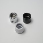 Black and white chrome lock line buckle bushing nozzle